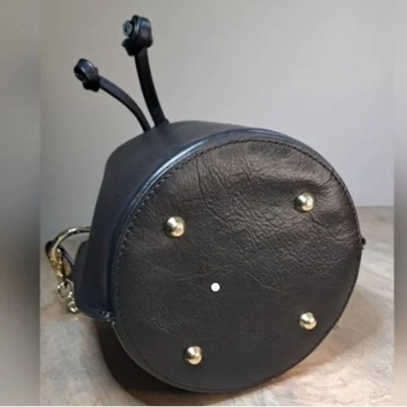 NWOT House of Harlow 1960 Black Mini Bag with Gold Accents - Picture 11 of 15